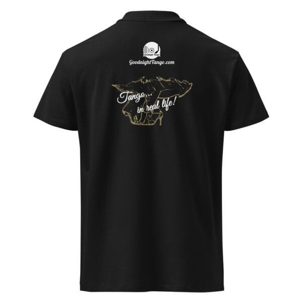 Tango... in real life! Premium pique polo shirt - Image 2