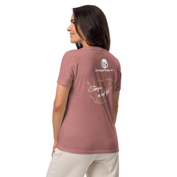 Tango... in real life! Women’s relaxed v-neck t-shirt - Image 9