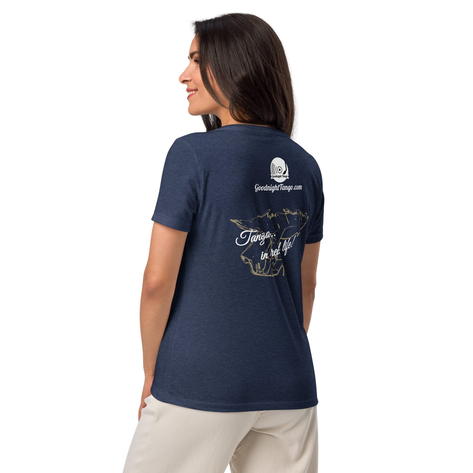 Tango... in real life! Women’s relaxed v-neck t-shirt