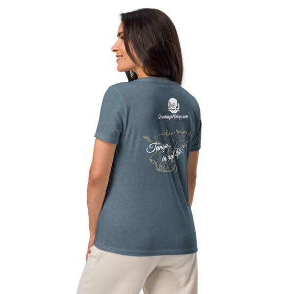 Tango... in real life! Women’s relaxed v-neck t-shirt - Image 6