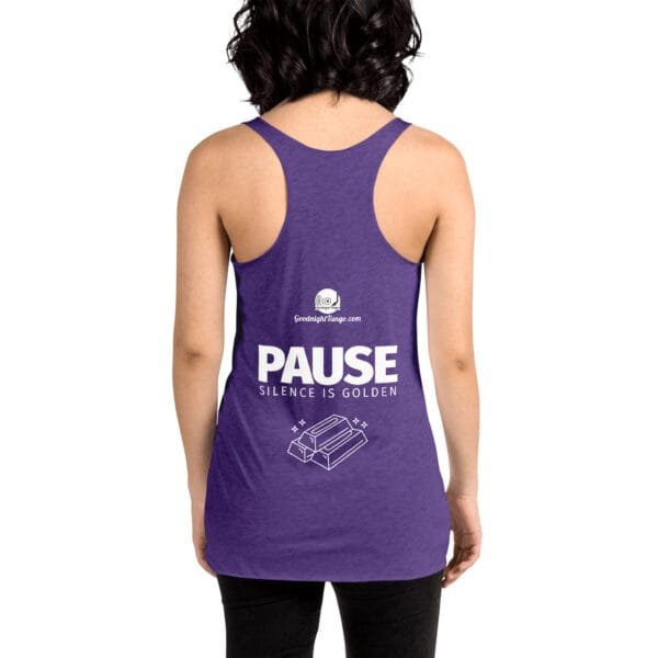 Pause. Women's Racerback Tank - Image 12