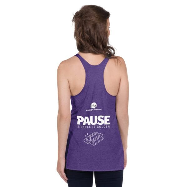 Pause. Women's Racerback Tank - Image 5