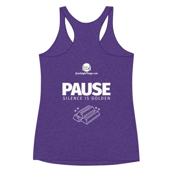 Pause. Women's Racerback Tank - Image 6