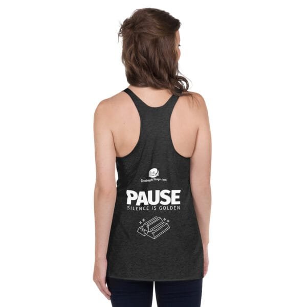 Pause. Women's Racerback Tank