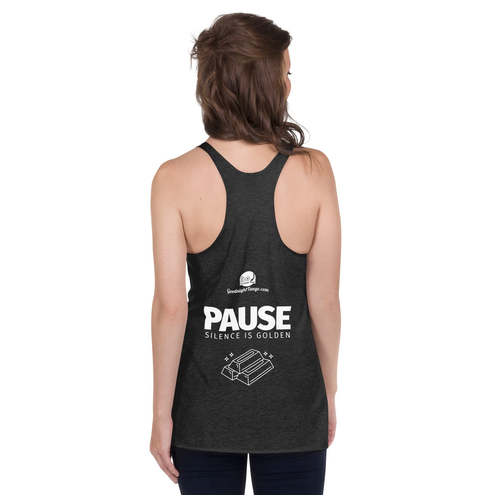 Pause. Women's Racerback Tank