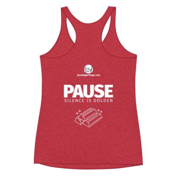 Pause. Women's Racerback Tank - Image 10