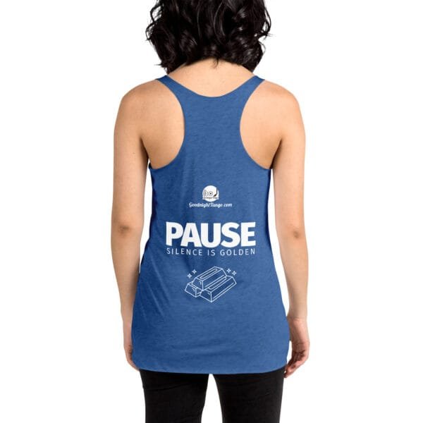 Pause. Women's Racerback Tank - Image 16