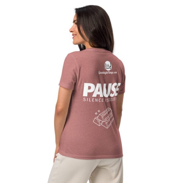 Pause. Women’s relaxed v-neck t-shirt - Image 5