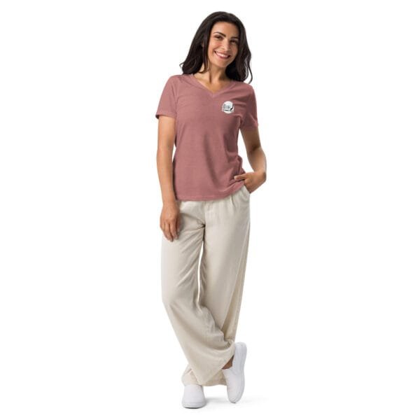 Pause. Women’s relaxed v-neck t-shirt - Image 13