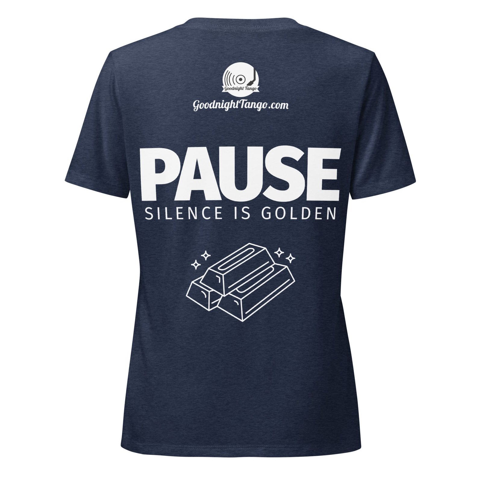 Pause. Women’s relaxed v-neck t-shirt