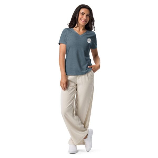 Pause. Women’s relaxed v-neck t-shirt - Image 11