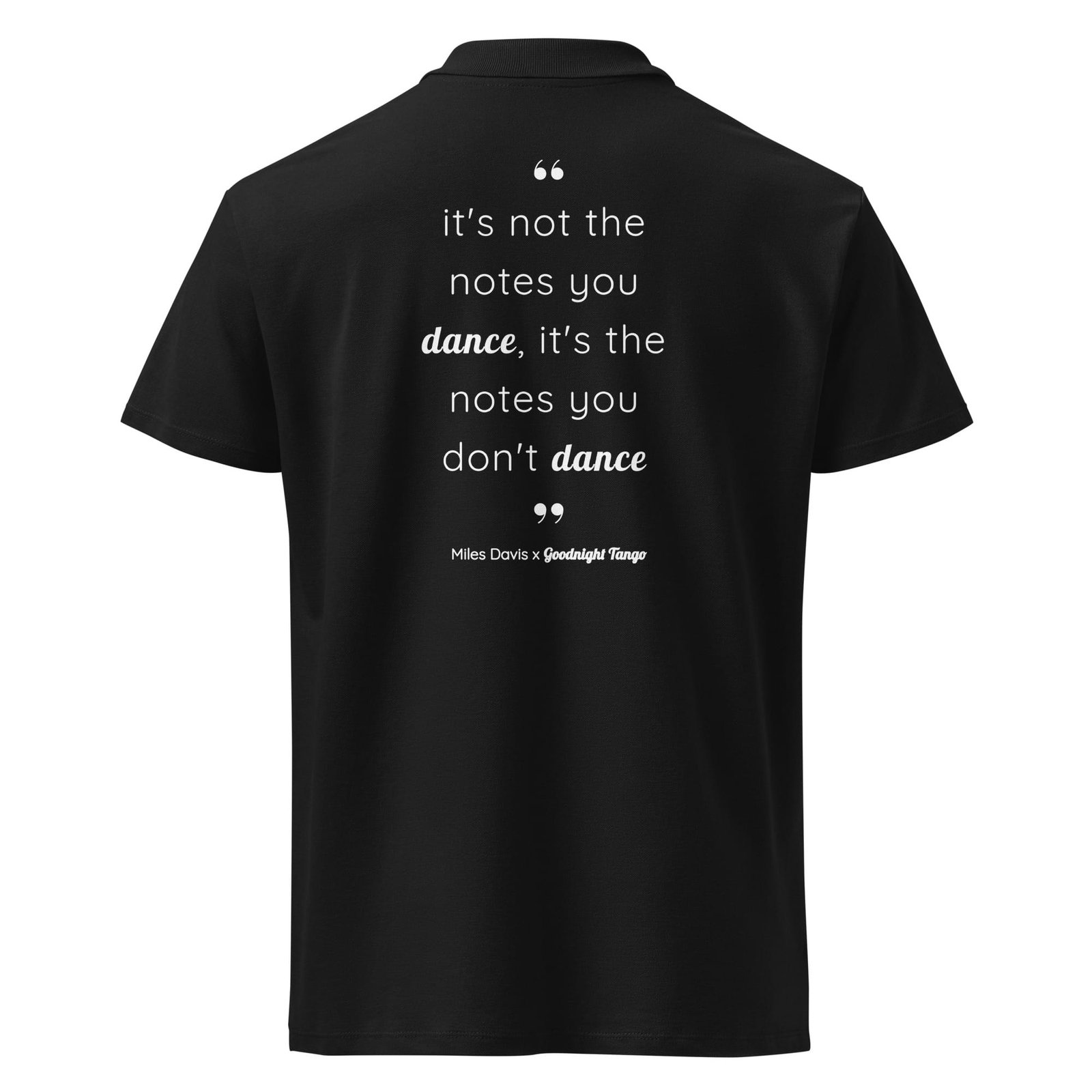Miles Davis Premium pique polo shirt
