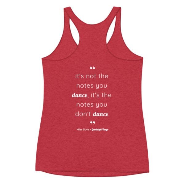 Miles Davis Women's Racerback Tank - Image 10