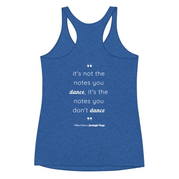 Miles Davis Women's Racerback Tank - Image 14