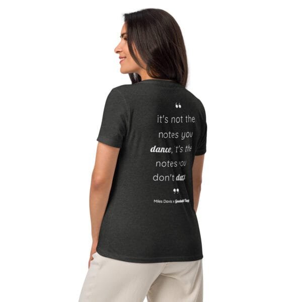Miles Davis Women’s relaxed v-neck t-shirt - Image 13