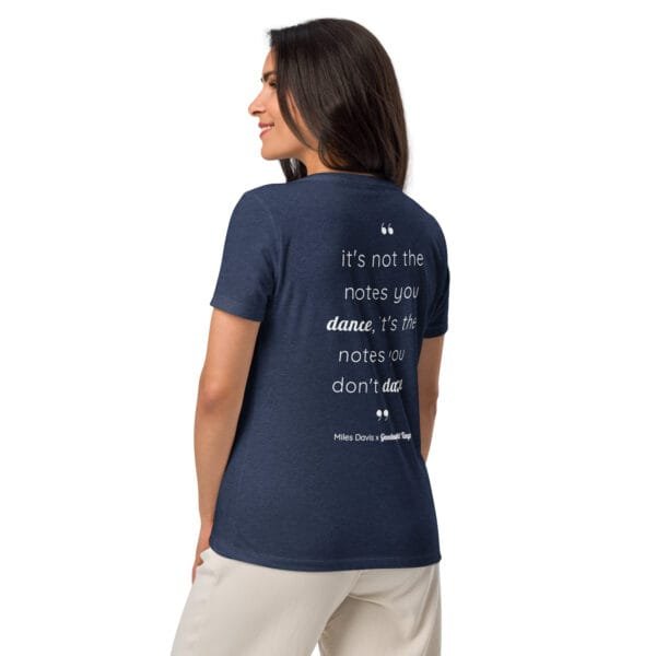 Miles Davis Women’s relaxed v-neck t-shirt - Image 9