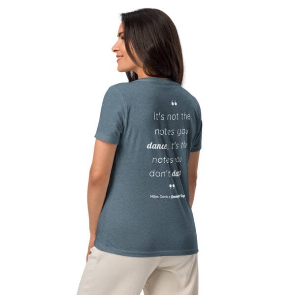 Miles Davis Women’s relaxed v-neck t-shirt - Image 5