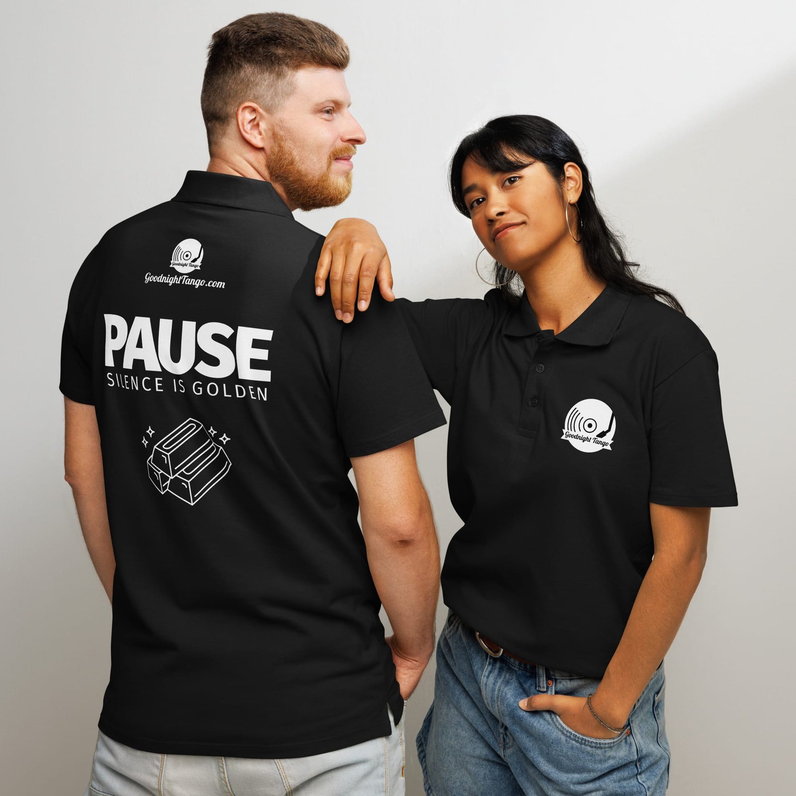 Pause. Premium pique polo shirt
