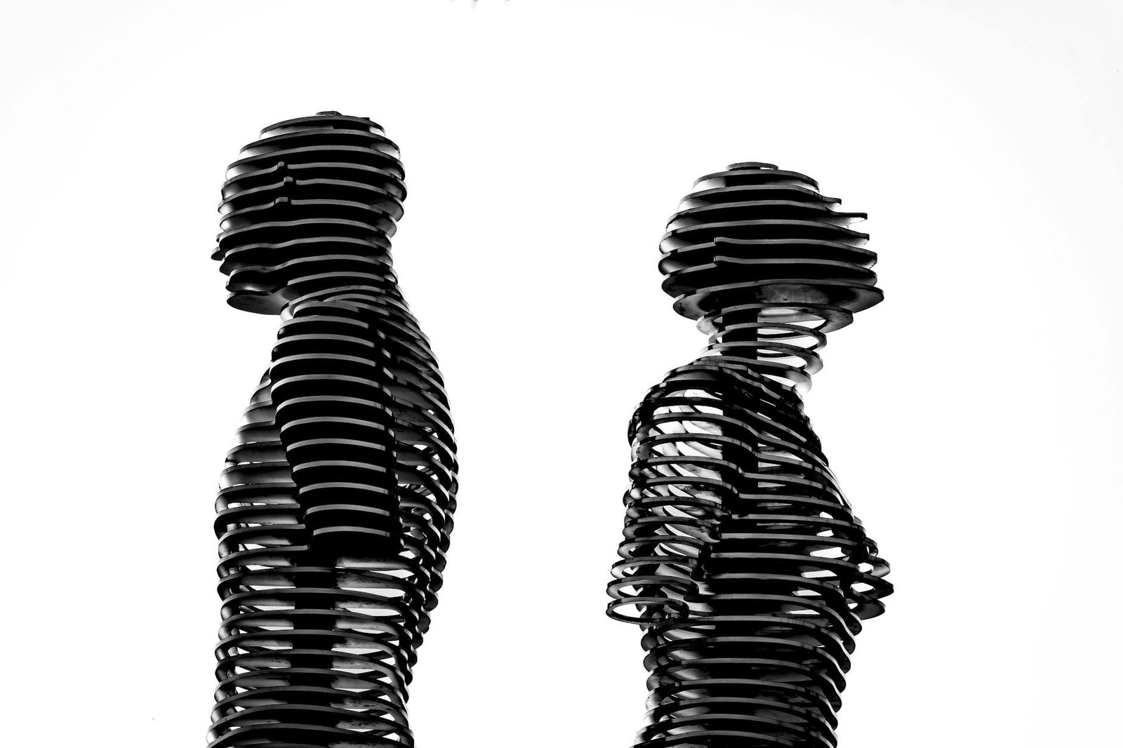 the cover of the album the black and white image of two people standing next to each other